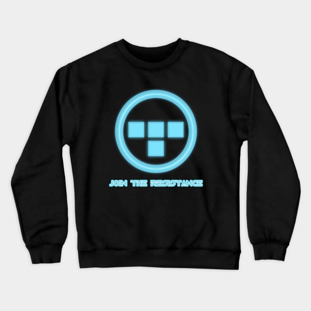 Join The Resistance! Crewneck Sweatshirt by HellraiserDesigns